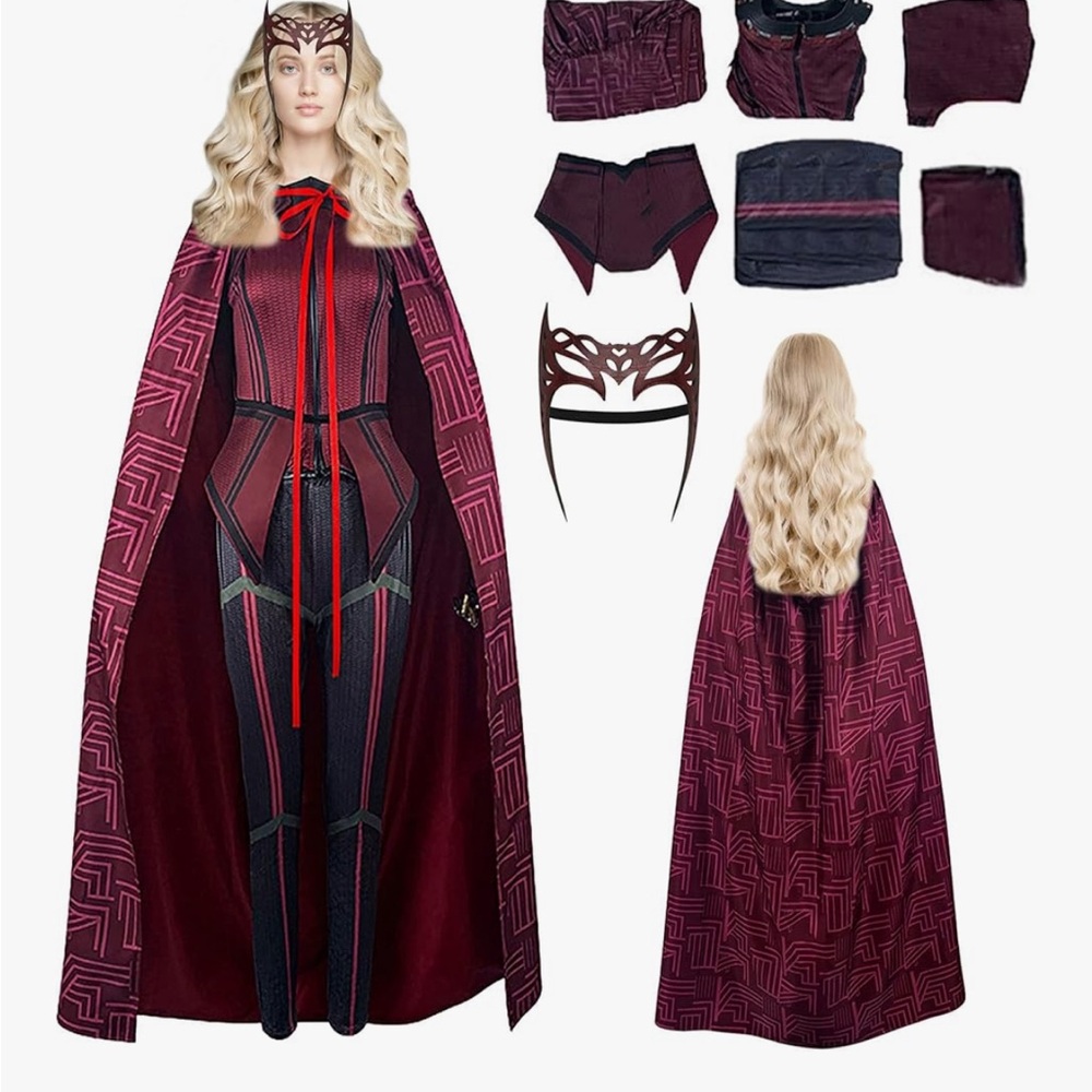 Wanda Maximoff costume cosplay scarlet witch Size L
